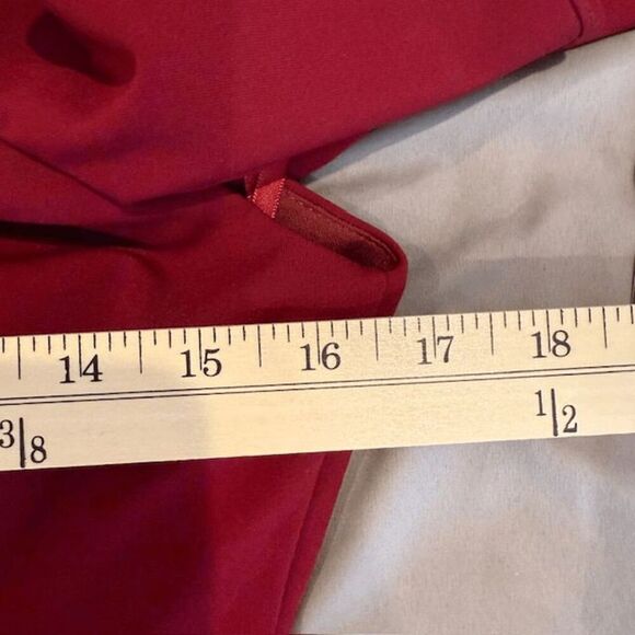 NWT La Femme 25147 Burgundy Red Cocktail Mini Dress Backless Ruffle Size 4 - Picture 13 of 16